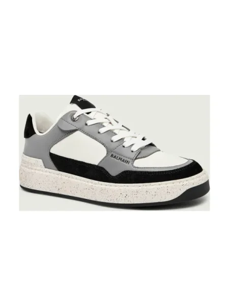 Balmain Teniși din piele B-COURT gri