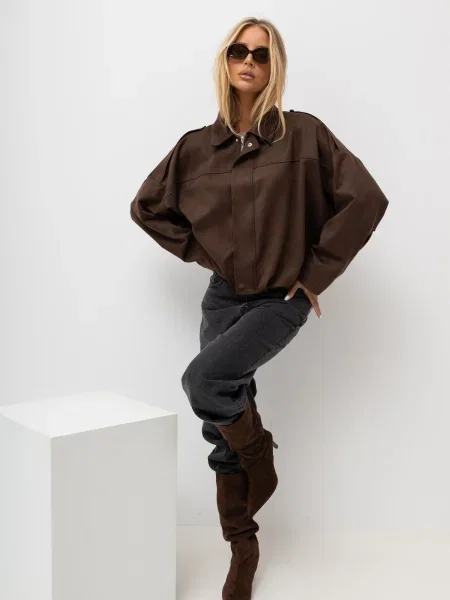 Jakna Italy Moda crna