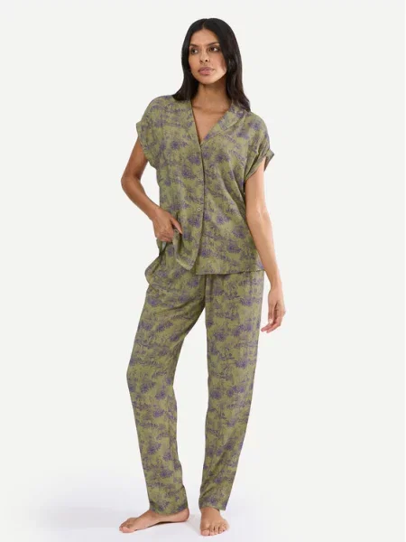 Triumph Pijama Boyfriend verde