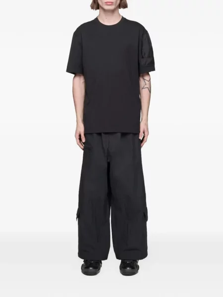 Pantaloni cargo Y-3 cu imagine negru