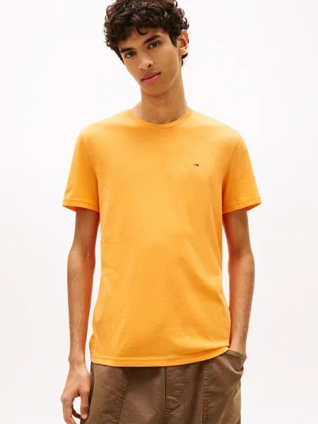 Tommy Jeans Tričko JASPE' oranžová