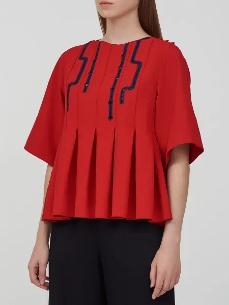 Блузка Carven красная