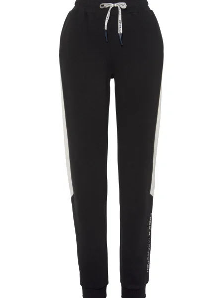 FRENCH CONNECTION Pantaloni negru alb