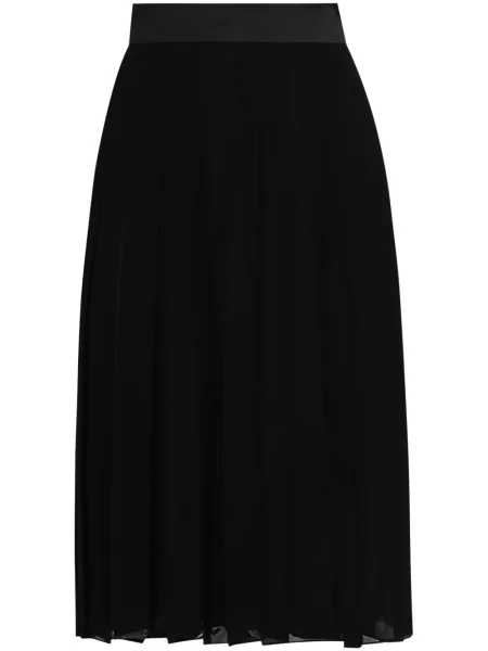 Fusta plisata Dolce & Gabbana plisată negru
