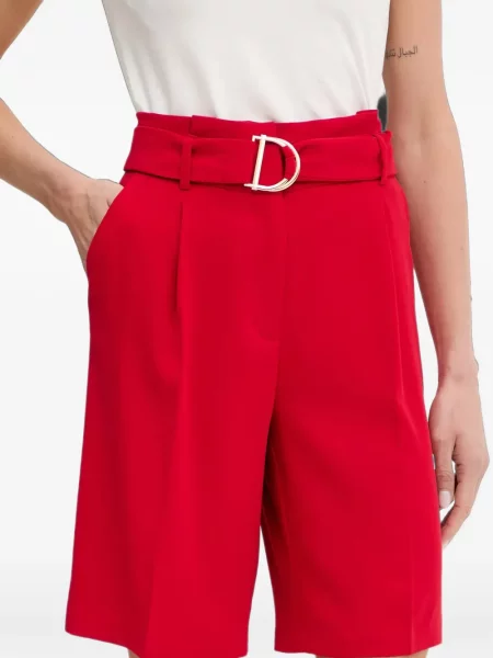 Cu centură pantaloni scurți Morgan roșu
