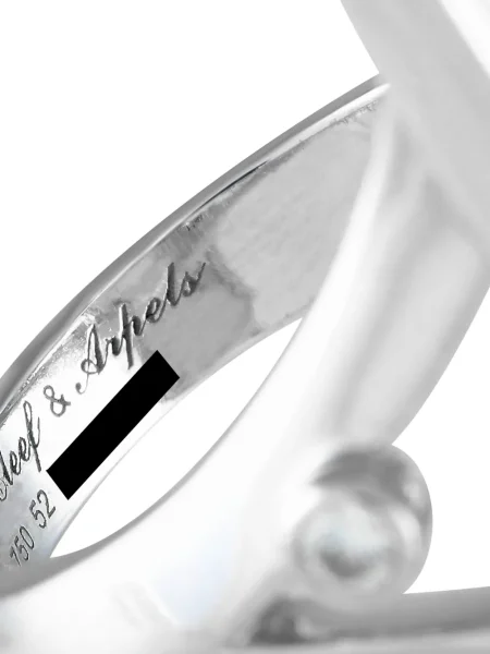 Bílé zlato diamant prsten Van Cleef & Arpels Pre-owned bílý