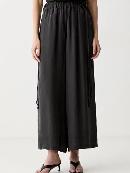 ViCOLO pantaloni pentru femei din lyocell negru