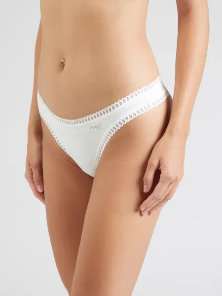 SLOGGI Tanga Go Crush lână alb