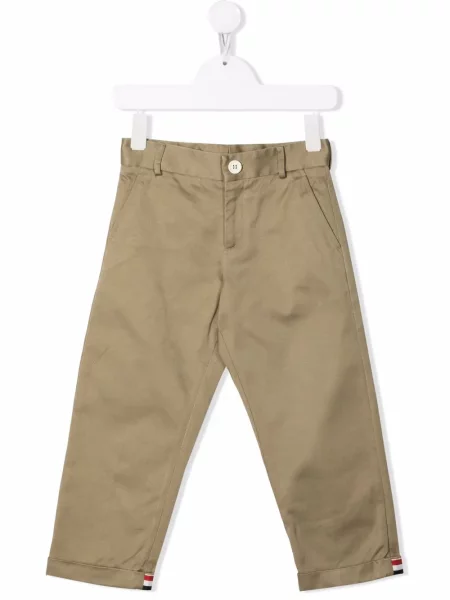 Сhinosy dziecięce Thom Browne brązowe