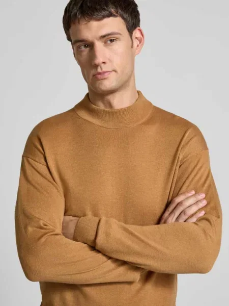 Sweter z dzianiny z prążkowanymi wykończeniami Scotch & Soda