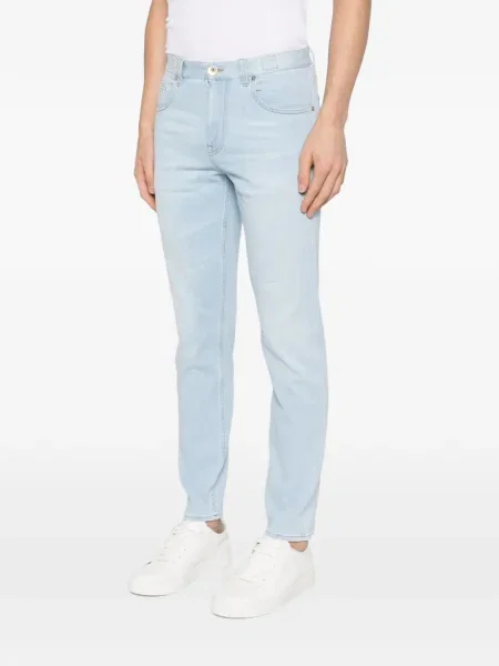 Džíny Eleventy s 5 kapsami modré