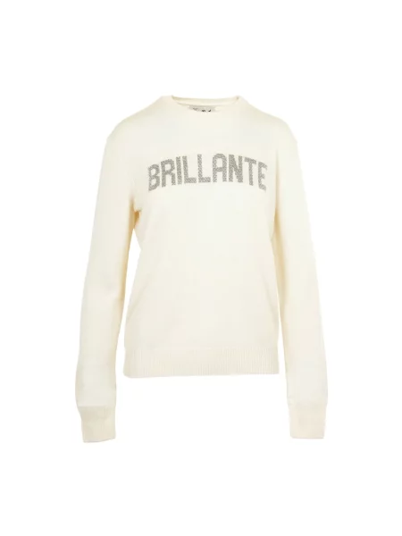 Sweter Mc2 Saint Barth wełniany biały