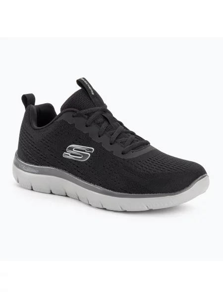 SKECHERS Summits Torre / cărbune pantofi de antrenament pentru bărbați negru