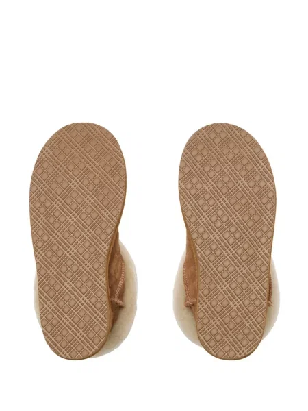Botki dziecięce Burberry brązowe