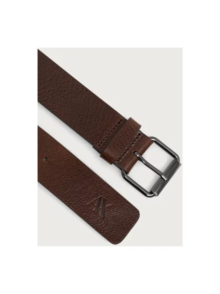 Pasek Armani Exchange skórzany brązowy