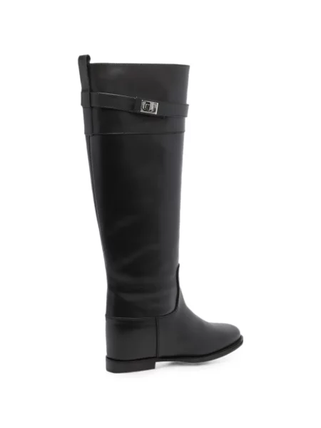 Botine Via Roma 15 din piele negru
