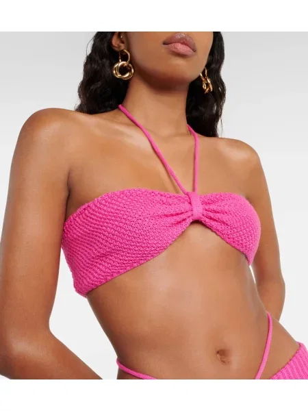 Sutien Bananhot cu gât halter roz
