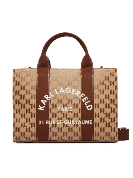 Geantă shopper Karl Lagerfeld maro