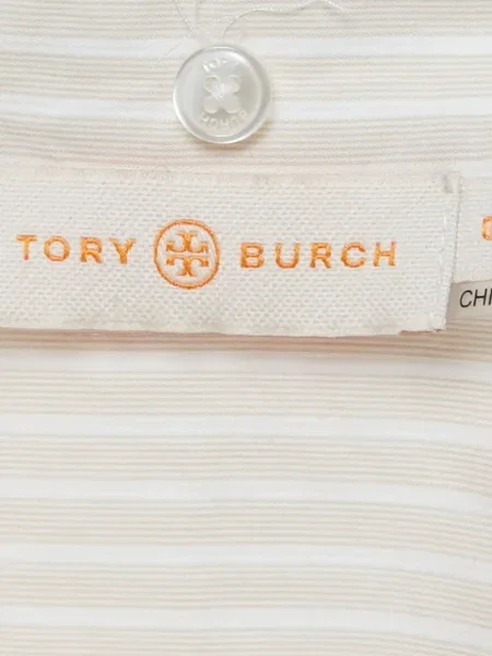Cămașă Tory Burch cu dungi alb