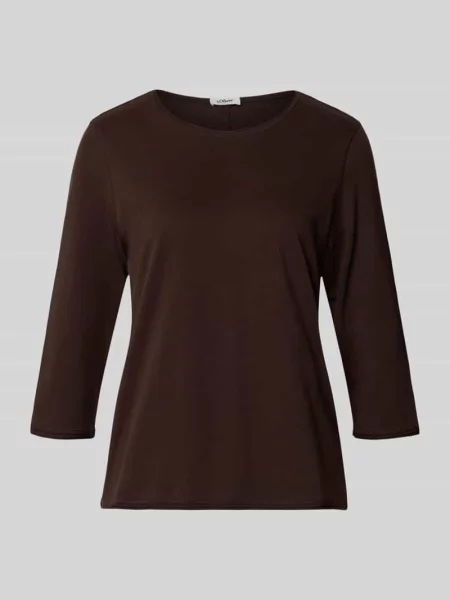 Bluzka z rękawem o dł. w kroju regular fit z czystej bawełny S.oliver Red Label