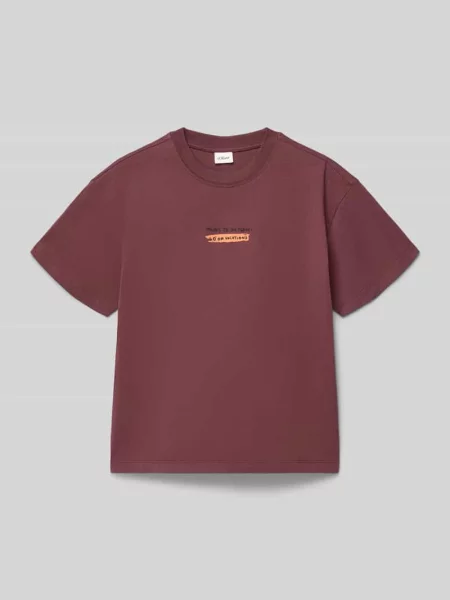 Męski t-shirt o kroju regular fit z czystej bawełny S.oliver Red Label