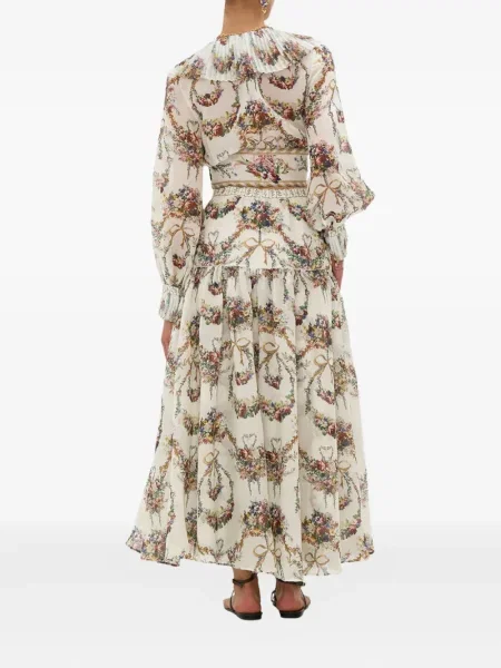 Fustă Camilla cu model floral cu imagine