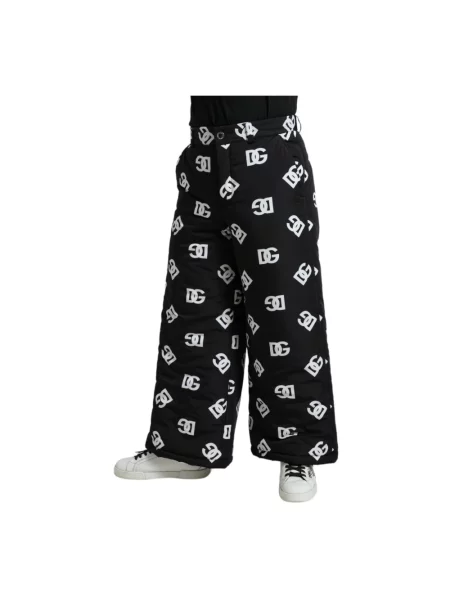 Spodnie Dolce And Gabbana pikowane czarne