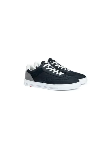 Sneakersy Lloyd skórzane niebieskie