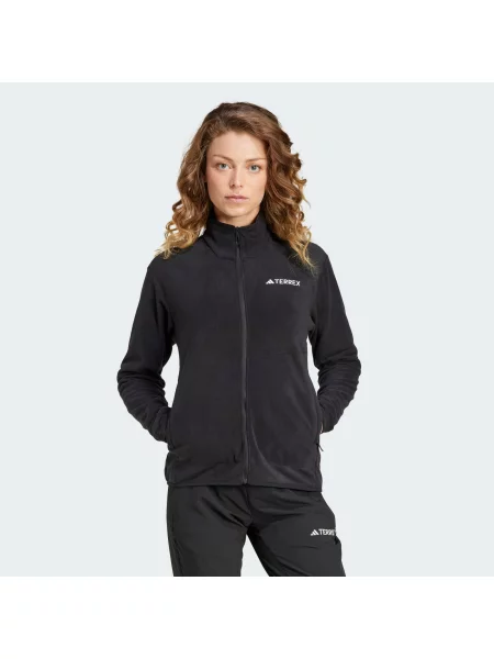 ADIDAS TERREX Funkčná flisová bunda / biela čierna