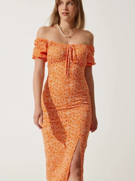 Rochie Happiness İstanbul portocaliu