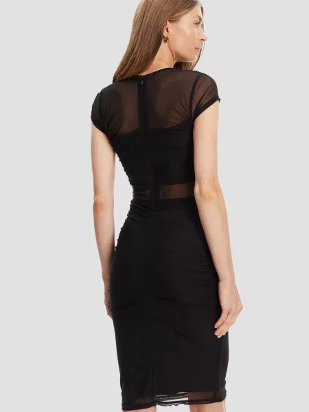Платье миди Guess черное