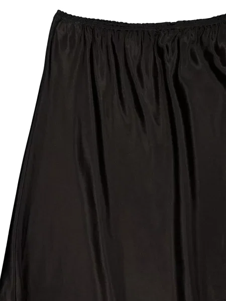 Fustă midi Rabanne din satin negru