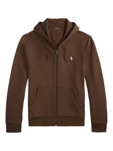 Ριγέ polo Polo Ralph Lauren με κουκούλα με αυτόγραφο λευκό