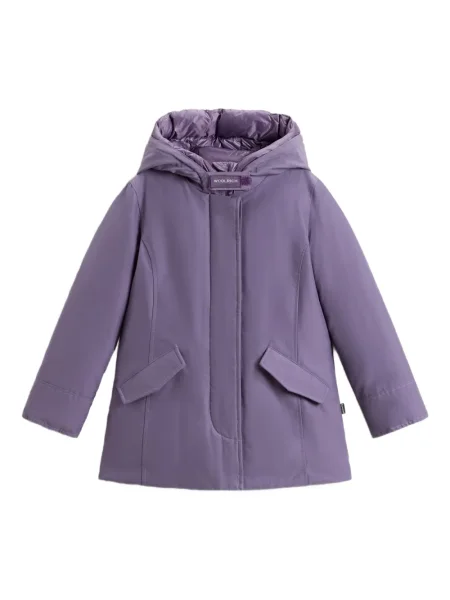 Parka dziecięca Woolrich fioletowa