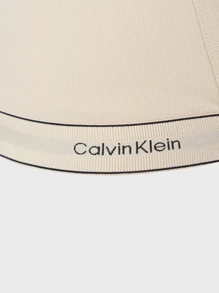 Без подкладки бюстгальтер Calvin Klein бежевый