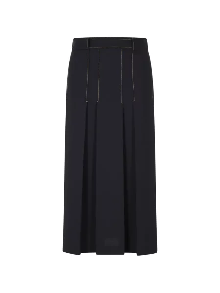 Fustă midi Semicouture albastru
