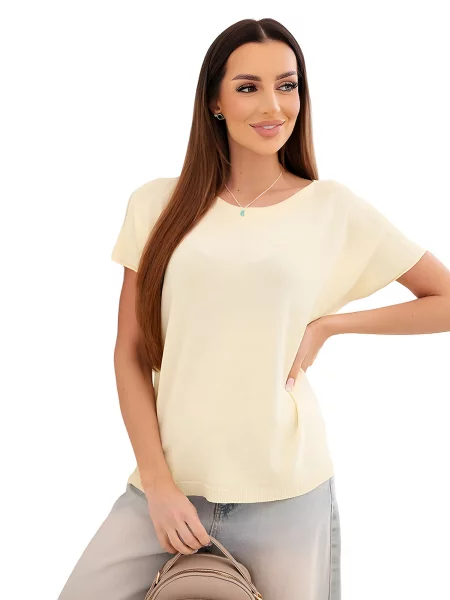 Oversized halenka žlutá