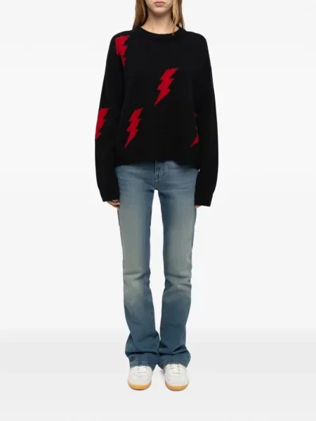 Pulover Zadig&voltaire din cașmir negru