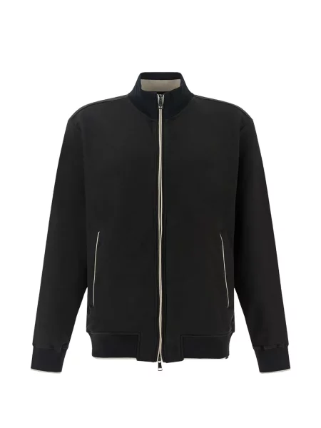 Hanorac din fleece Paul & Shark din fleece negru