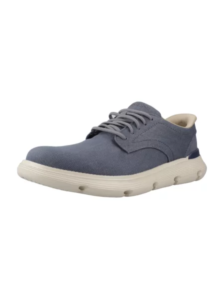 Sneakersy Skechers niebieskie