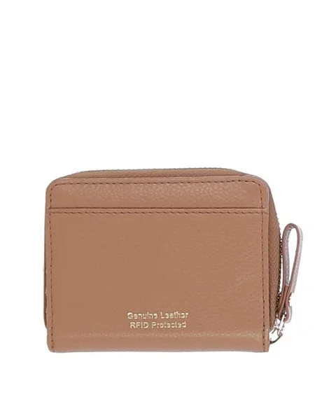 Кожаный кошелек Ashwood Leather коричневый