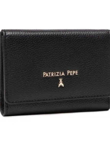 Patrizia Pepe bőr pénztárca sárga női fekete