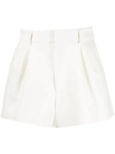 Szorty Area z kryształkami białe