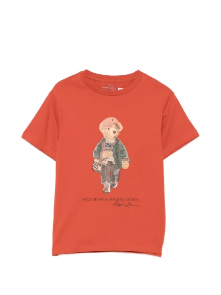 Gyerek pólóing Polo Ralph Lauren narancsszínű