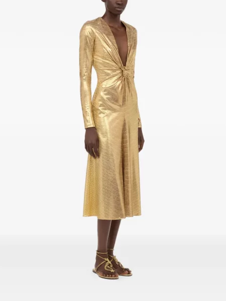 Rochie midi Roberto Cavalli cu imagine până la genunchi de costum