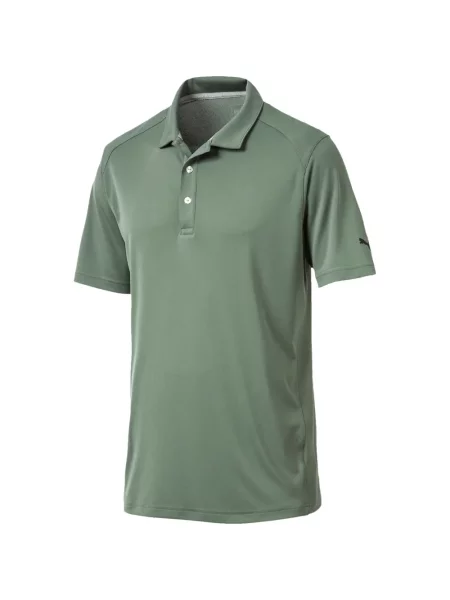 Tricou polo Puma cu imagine verde