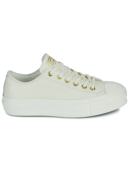 Tenisky Converse Chuck Taylor All Star na platforme biela