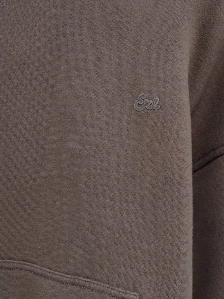 Pulover Erl cu glugă maro