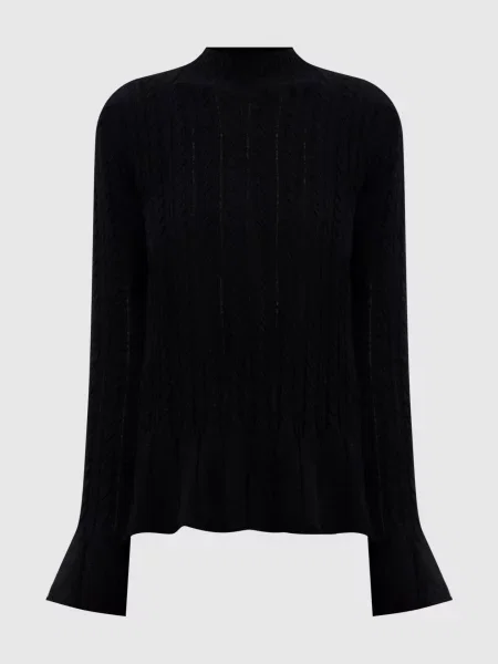 Гольф з вовною у візерунок Twinset чорний