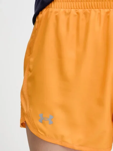 Шорти для бігу Under Armour Fly By однотонні висока посадка чорний